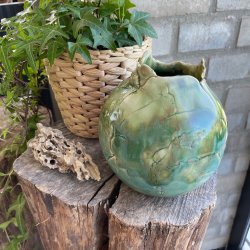 Unika vase i smukke gr�nne nuancer