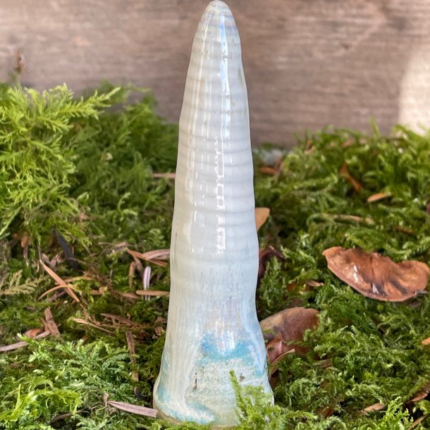 Juletr�, lille, lysebl� og hvid