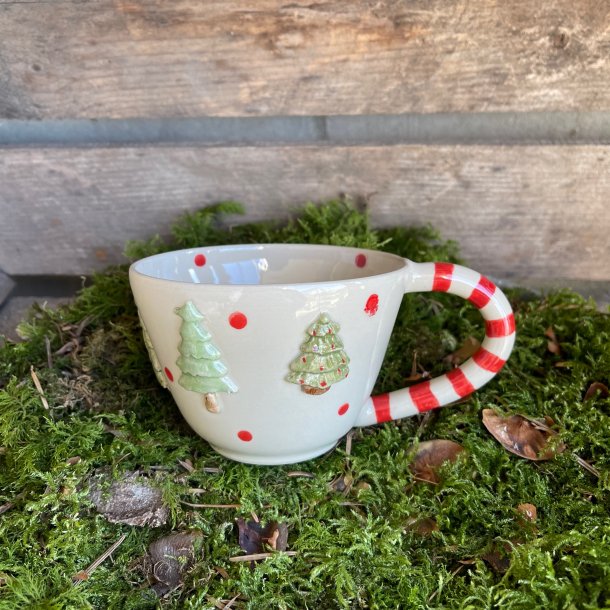 Julekop med juletræer