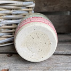 Vase i smuk sorbet glasur