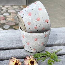 Kopper med orange dots