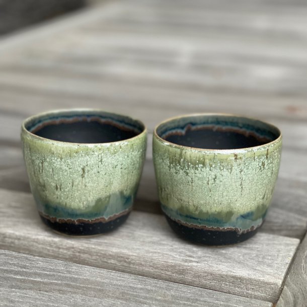 Kopper i smuk gr�n glasur