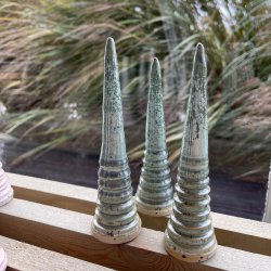 Juletr� i den smukke gr�nne krystalglasur