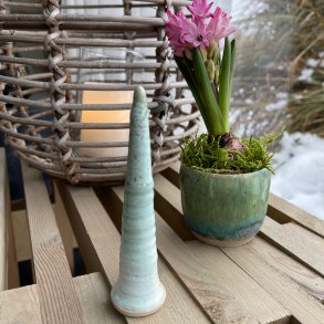 Juletr�, gr�n krystal