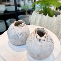 Kuglevase, lille hvid