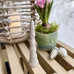 Juletr� i gr� nuancer