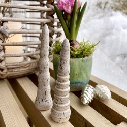 Juletr� i gr� nuancer