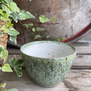 Sk�l i smuk gr�n og hvid