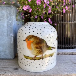 Vase med smukke billeder