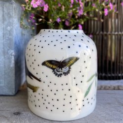 Vase med smukke billeder