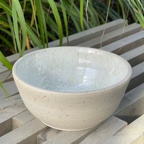 Sk�l med den smukke krystalglasur