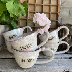 Mor kop med hank, lyser�d