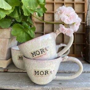 Mor kop med hank, lyser�d