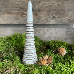 H�jt juletr�, hvid