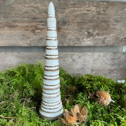 H�jt juletr�, hvid