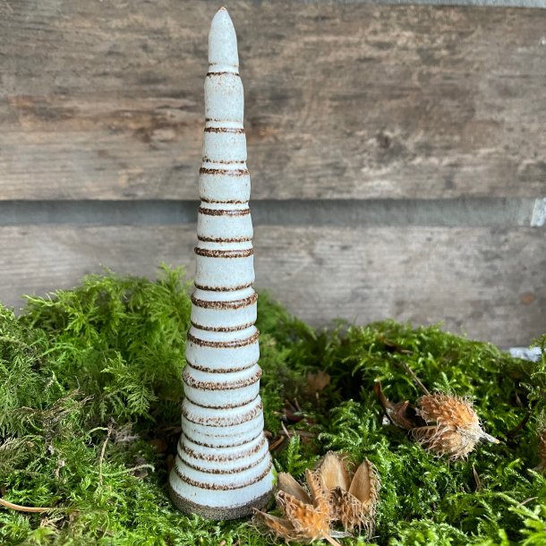 H�jt juletr�, hvid