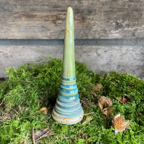 Stort juletr� i smukke nuancer af gr�n og bl�