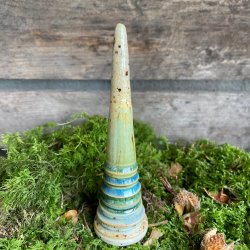 Juletr� i smukke gr�nne og bl� nuancer