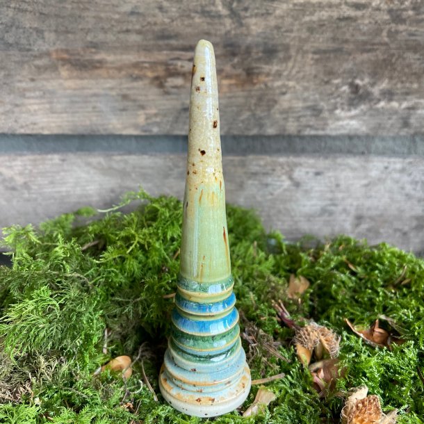 Juletr� i smukke gr�nne og bl� nuancer