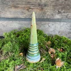 Juletr� i smukke bl� og gr�nne nuancer