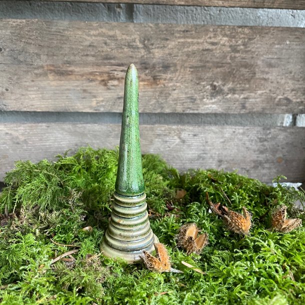 H�jt juletr� i smuk gr�n glasur