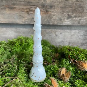 Hvidt juletr� med snefnug