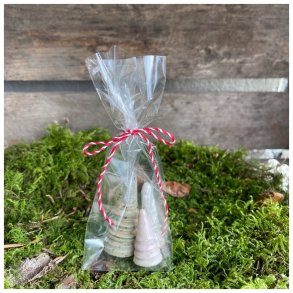 Mini juletr�er i s�t af 4 stk. 