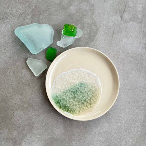 Smykketallerken med glas