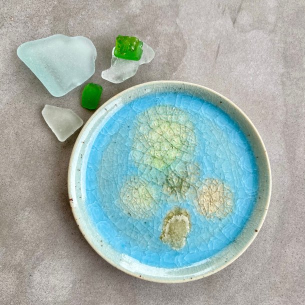 Smykketallerken med glas