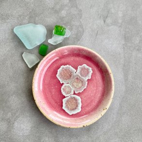 Smykketallerken med glas