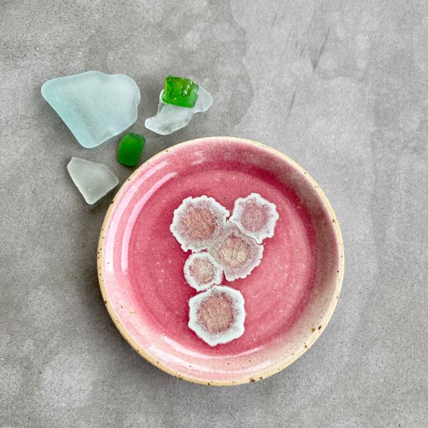 Smykketallerken med glas