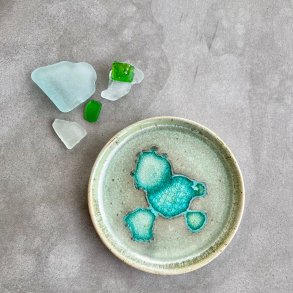 Smykketallerken med glas