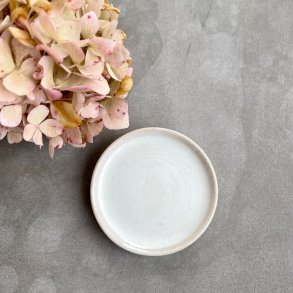 Smykketallerken, cremehvid