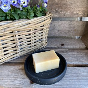 S�besk�l, sort mat glasur