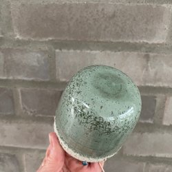 H�ngepotte i smuk gr�n krystal