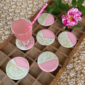 Glasbrikker i farven �Sorbet�