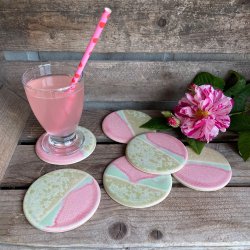 Glasbrikker i farven �Sorbet�