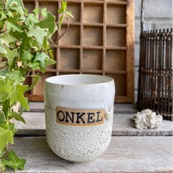 ONKEL kop i den flotte kraterglasur