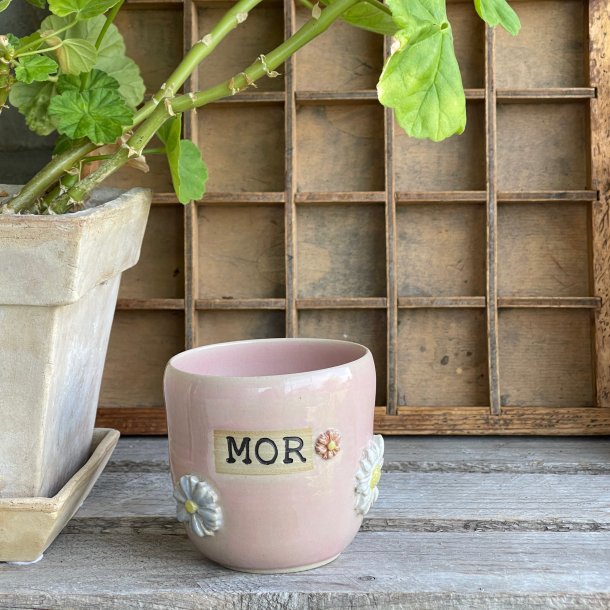 MOR kop i lyser�d med fine blomster