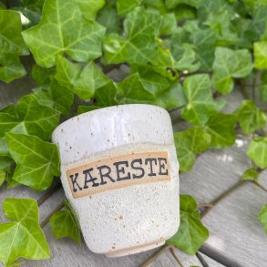 K�reste, smuk kop med krater glasur