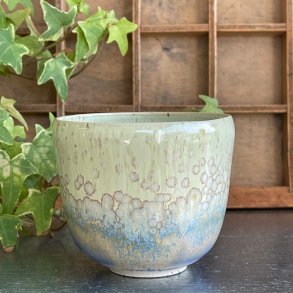 Cappuccino kop i smuk glasur