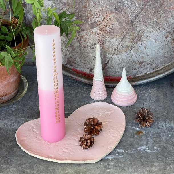 Hjertefad med fint m�nster