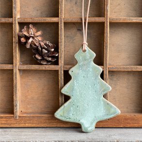 Juletr� i gr�nne krystaller