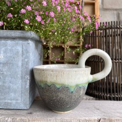 Kop i de smukke krystaller og gr�nne nuancer