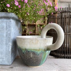 Kop i de smukke krystaller og gr�nne nuancer