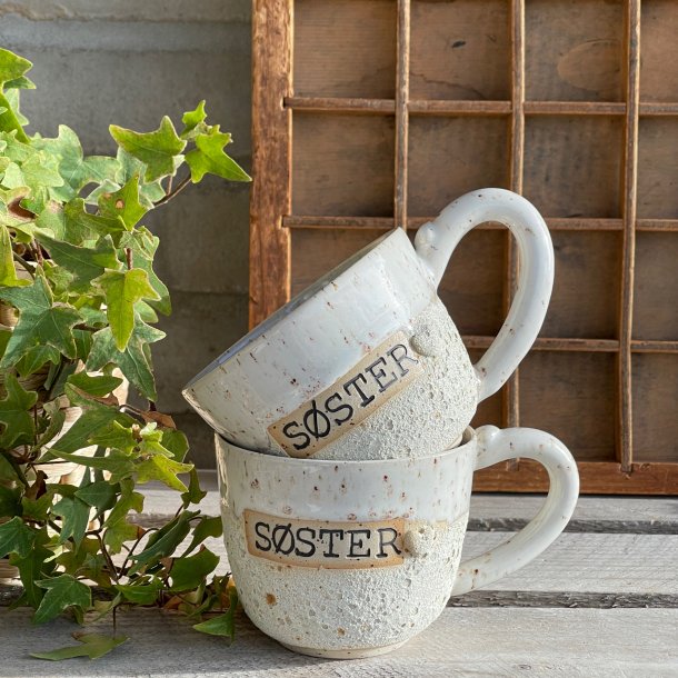 S�STER kop i den flotte krater glasur