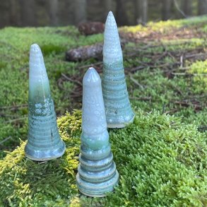 Juletr�, lille, gr�n og hvid