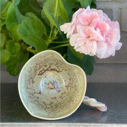 Hjertekop i den smukke sorbet glasur