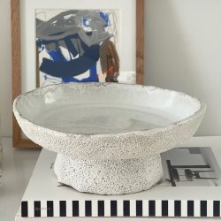 Unika keramik fad p� fod