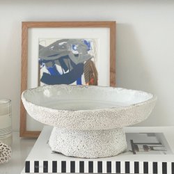 Unika keramik fad p� fod